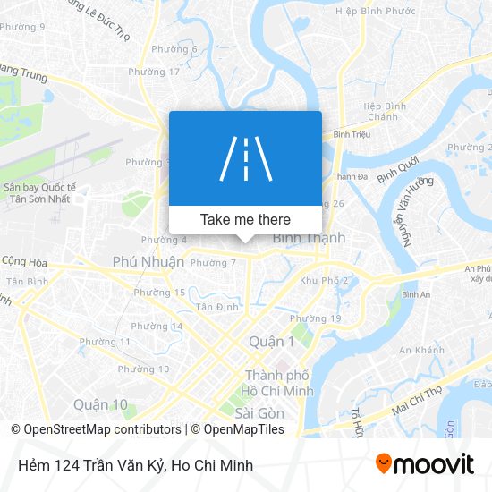 Hẻm 124 Trần Văn Kỷ map