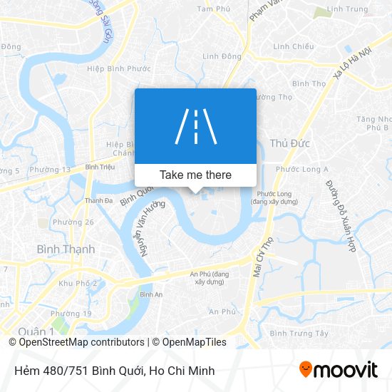 Hẻm 480/751 Bình Quới map
