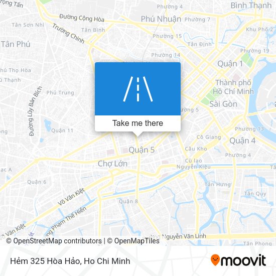 Hẻm 325 Hòa Hảo map