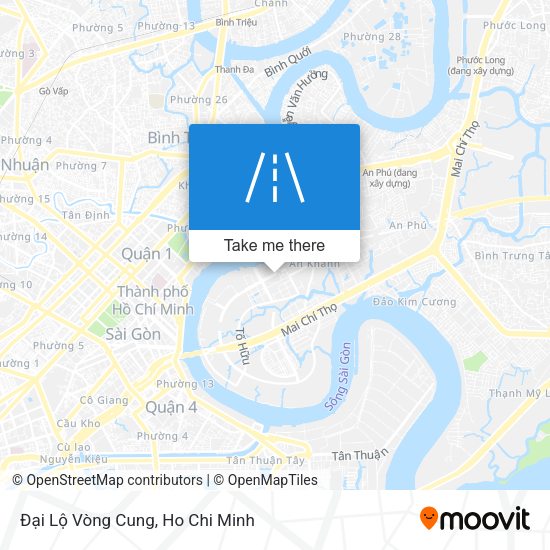 Đại Lộ Vòng Cung map