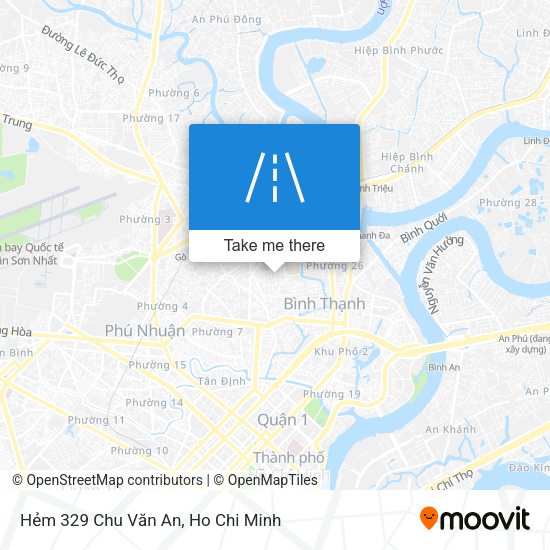 Hẻm 329 Chu Văn An map