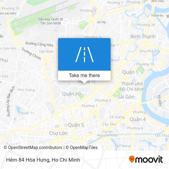 Hẻm 84 Hòa Hưng map