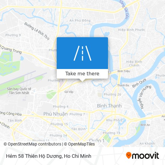 Hẻm 58 Thiên Hộ Dương map