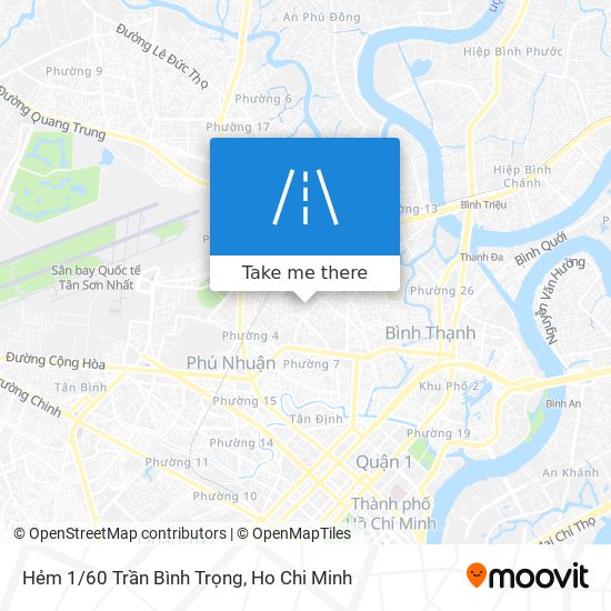 Hẻm 1/60 Trần Bình Trọng map