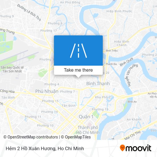 Hẻm 2 Hồ Xuân Hương map