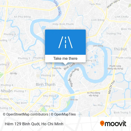 Hẻm 129 Bình Quới map