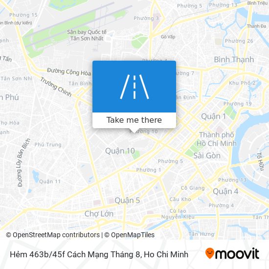 Hẻm 463b/45f Cách Mạng Tháng 8 map