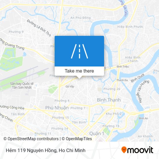 Hẻm 119 Nguyên Hồng map