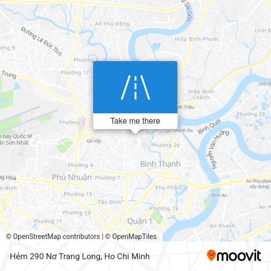 Hẻm 290 Nơ Trang Long map