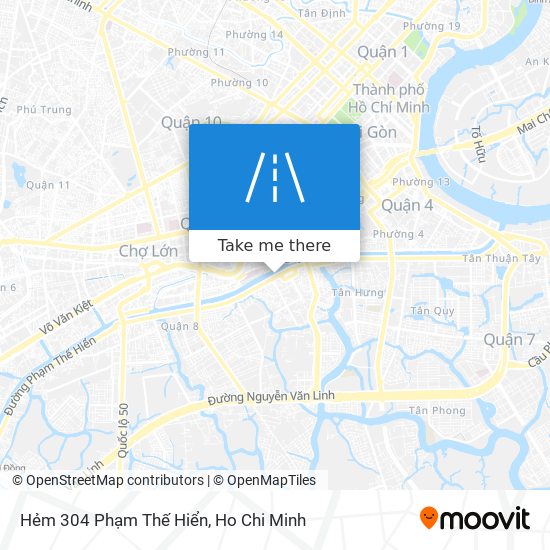 Hẻm 304 Phạm Thế Hiển map