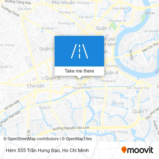 Hẻm 555 Trần Hưng Đạo map
