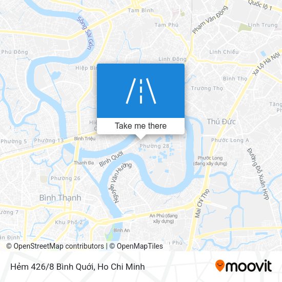 Hẻm 426/8 Bình Quới map