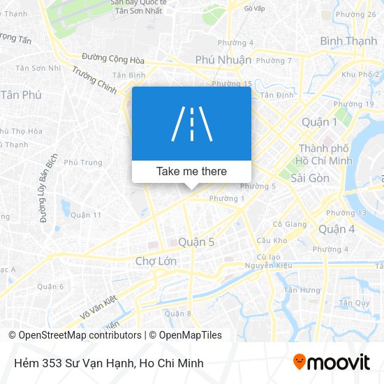 Hẻm 353 Sư Vạn Hạnh map