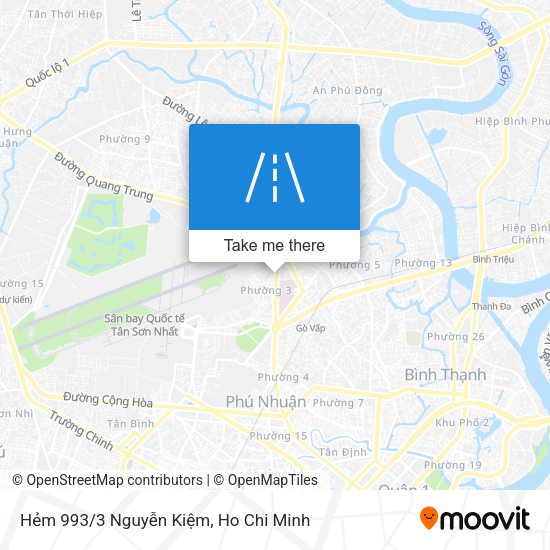 Hẻm 993/3 Nguyễn Kiệm map