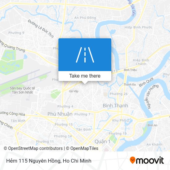 Hẻm 115 Nguyên Hồng map