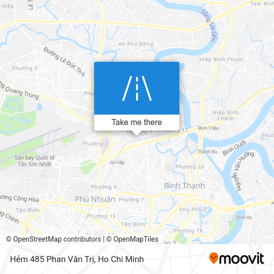 Hẻm 485 Phan Văn Trị map