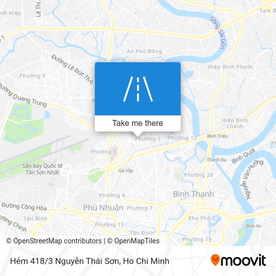 Hẻm 418/3 Nguyễn Thái Sơn map