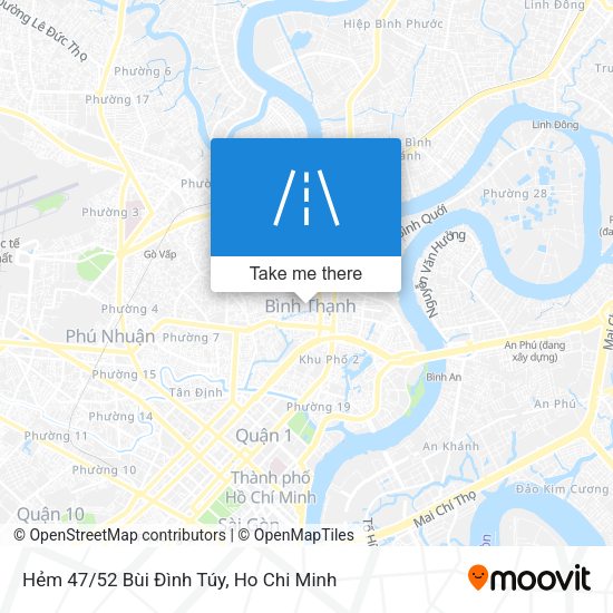 Hẻm 47/52 Bùi Đình Túy map