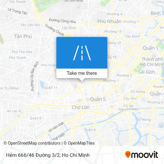 Hẻm 666/46 Đường 3/2 map