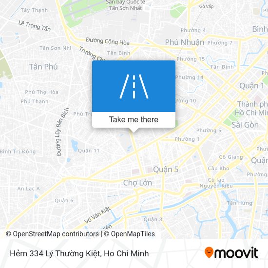 Hẻm 334 Lý Thường Kiệt map