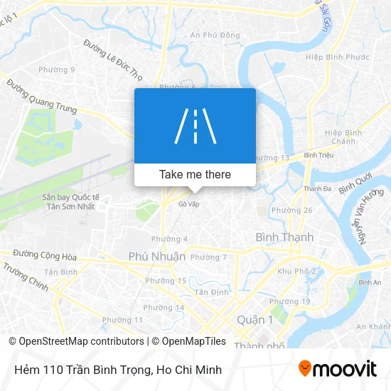 Hẻm 110 Trần Bình Trọng map