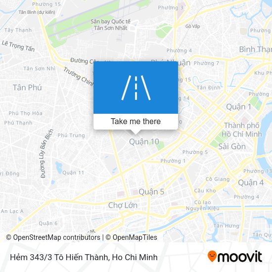 Hẻm 343/3 Tô Hiến Thành map