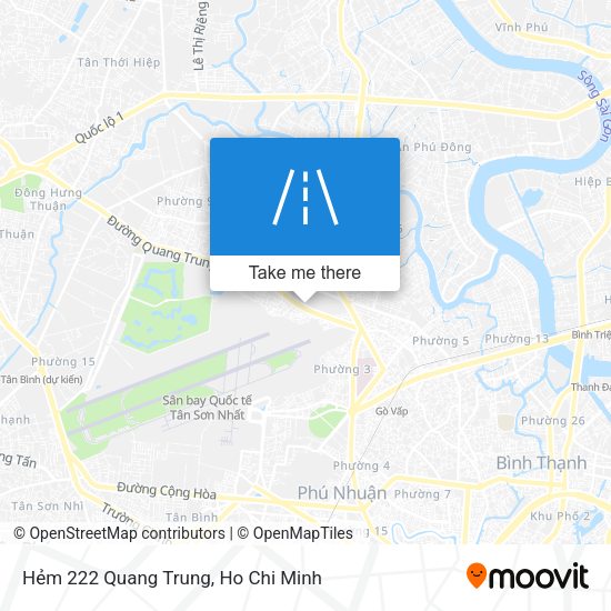 Hẻm 222 Quang Trung map