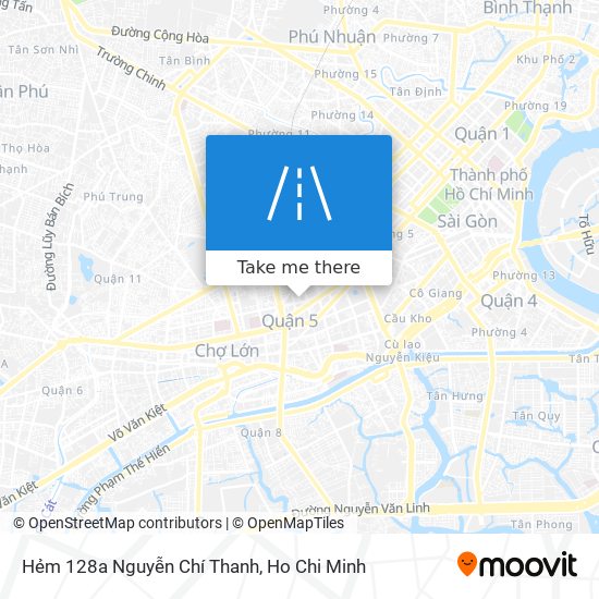 Hẻm 128a Nguyễn Chí Thanh map