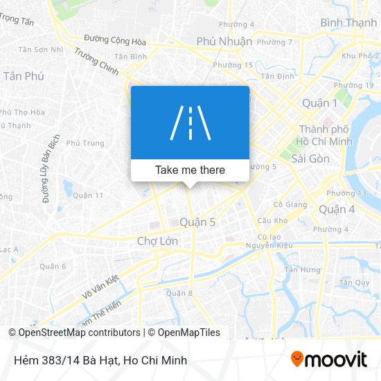Hẻm 383/14 Bà Hạt map
