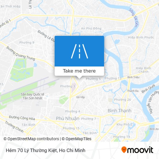 Hẻm 70 Lý Thường Kiệt map