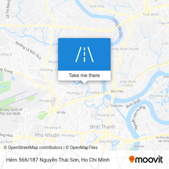 Hẻm 566/187 Nguyễn Thái Sơn map