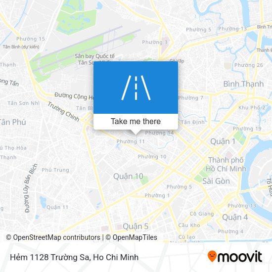 Hẻm 1128 Trường Sa map
