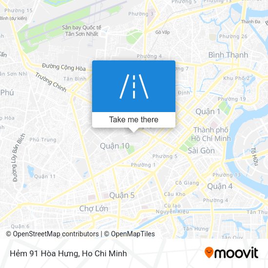 Hẻm 91 Hòa Hưng map