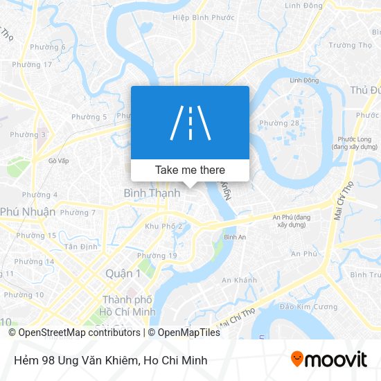 Hẻm 98 Ung Văn Khiêm map