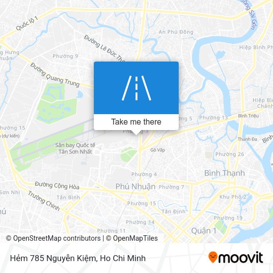 Hẻm 785 Nguyễn Kiệm map