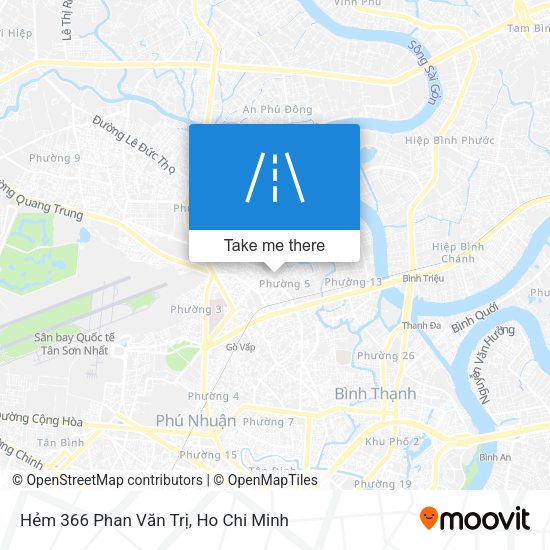 Hẻm 366 Phan Văn Trị map