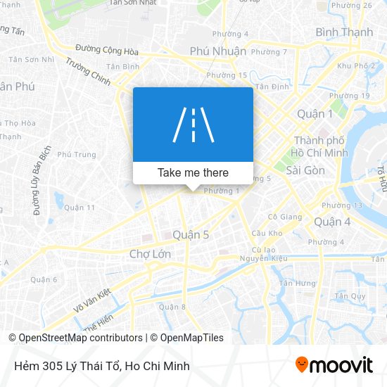 Hẻm 305 Lý Thái Tổ map