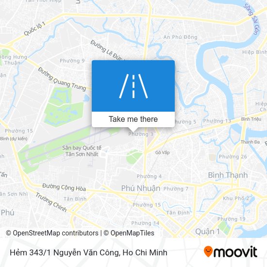 Hẻm 343/1 Nguyễn Văn Công map