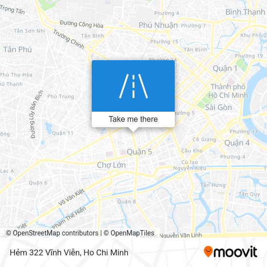 Hẻm 322 Vĩnh Viễn map