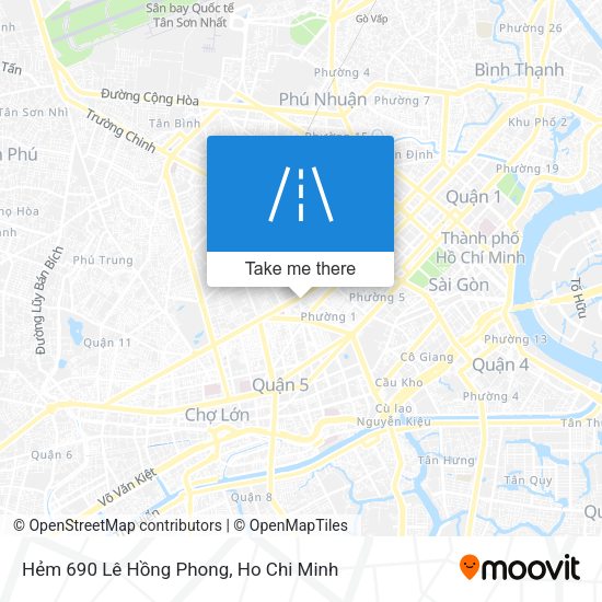 Hẻm 690 Lê Hồng Phong map
