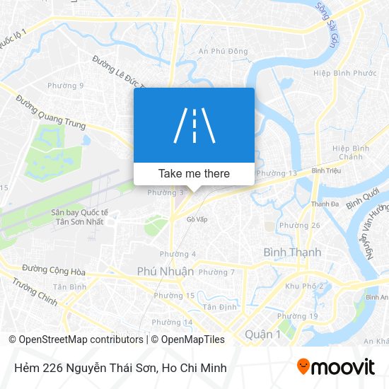 Hẻm 226 Nguyễn Thái Sơn map