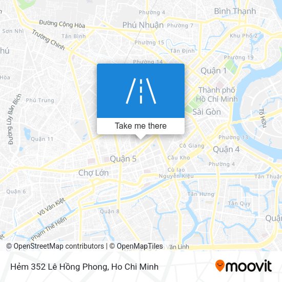 Hẻm 352 Lê Hồng Phong map