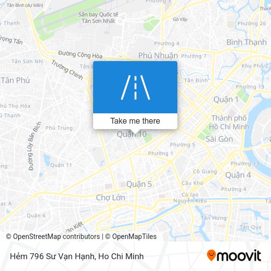 Hẻm 796 Sư Vạn Hạnh map