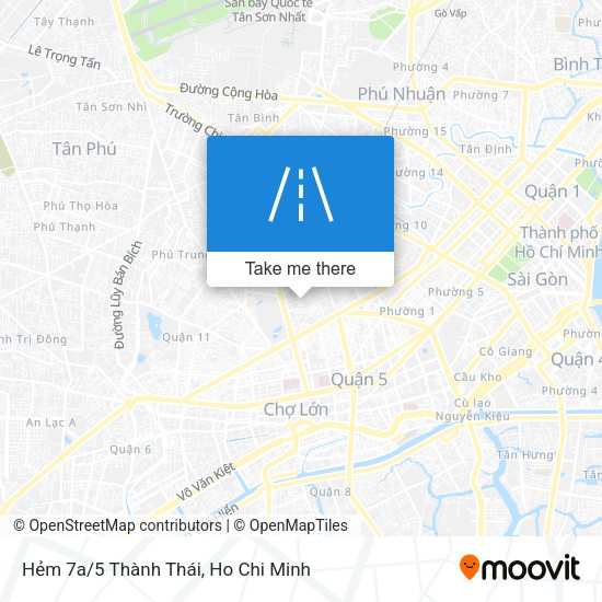 Hẻm 7a/5 Thành Thái map