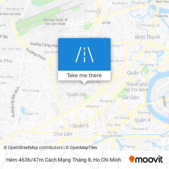 Hẻm 463b/47m Cách Mạng Tháng 8 map