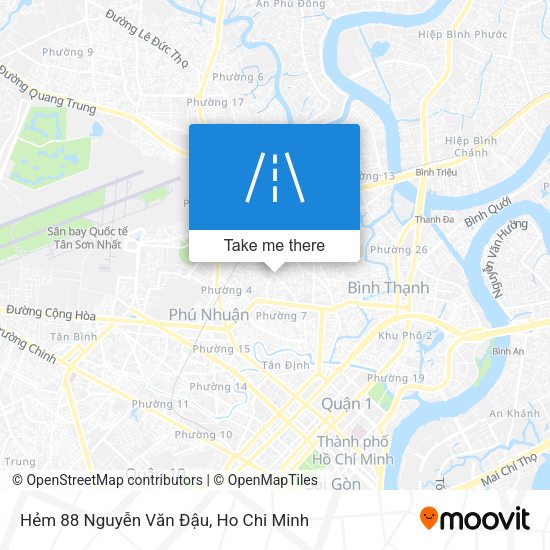 Hẻm 88 Nguyễn Văn Đậu map