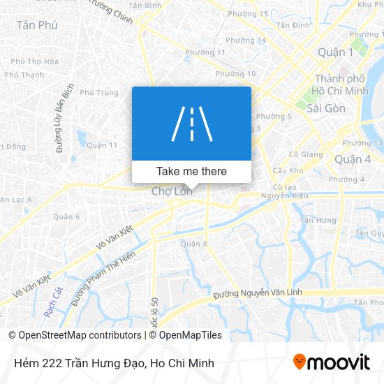Hẻm 222 Trần Hưng Đạo map
