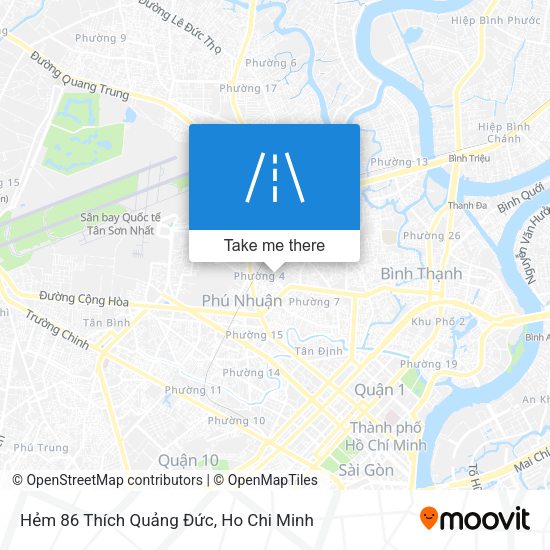 Hẻm 86 Thích Quảng Đức map