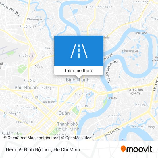 Hẻm 59 Đinh Bộ Lĩnh map