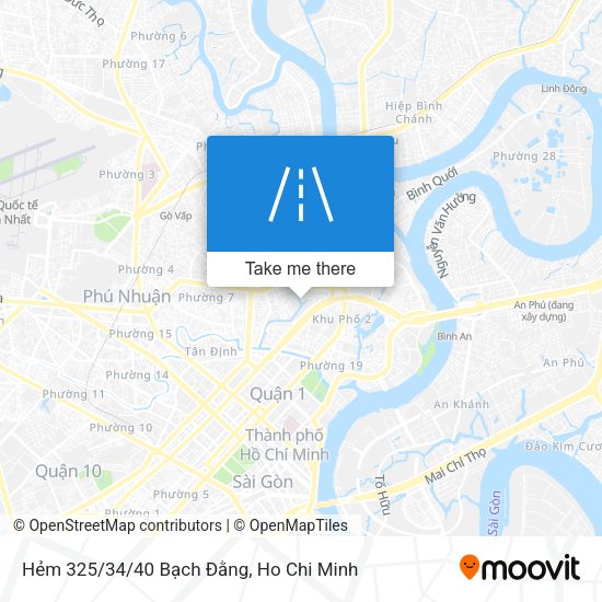 Hẻm 325/34/40 Bạch Đằng map